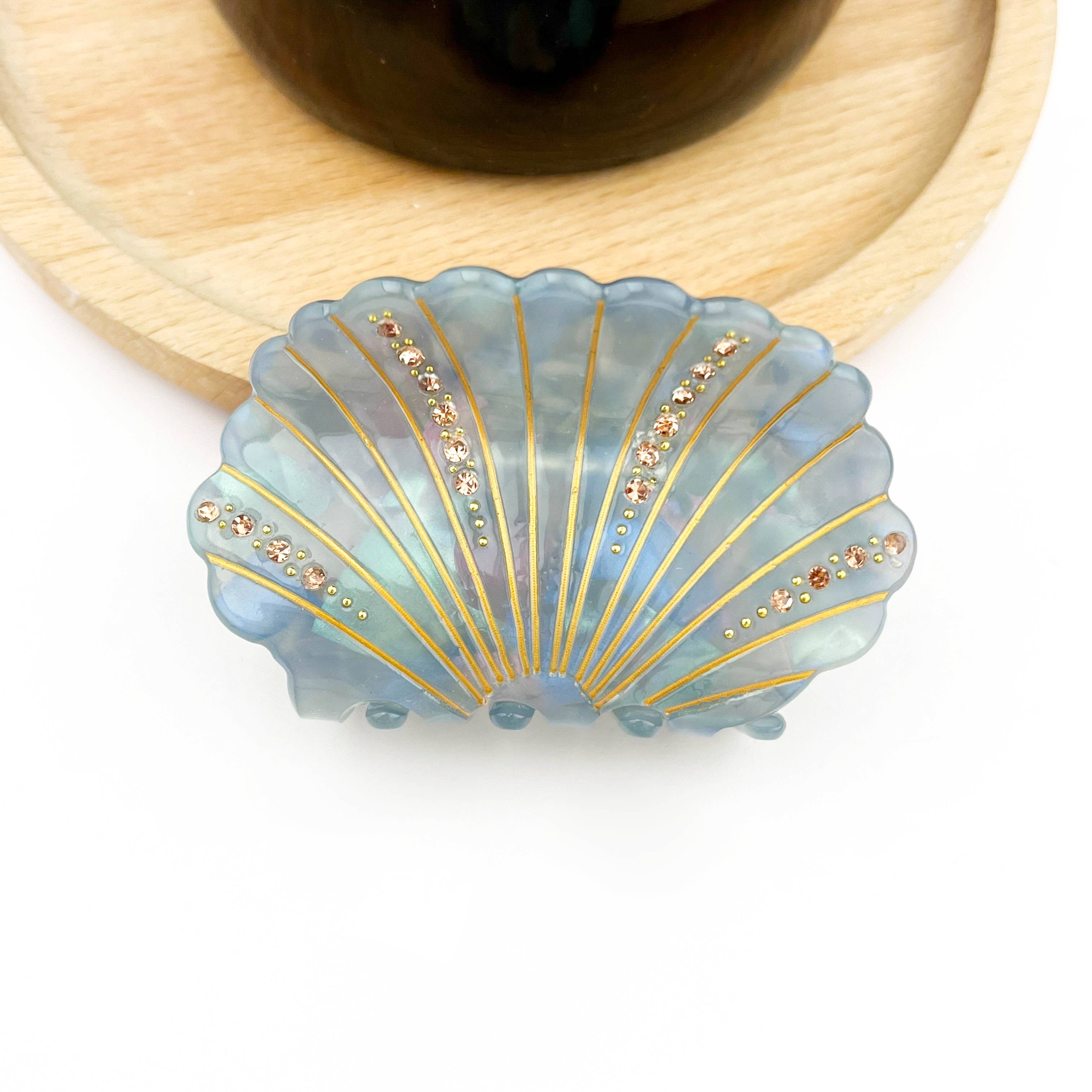 Crystal Shell Claw Clip