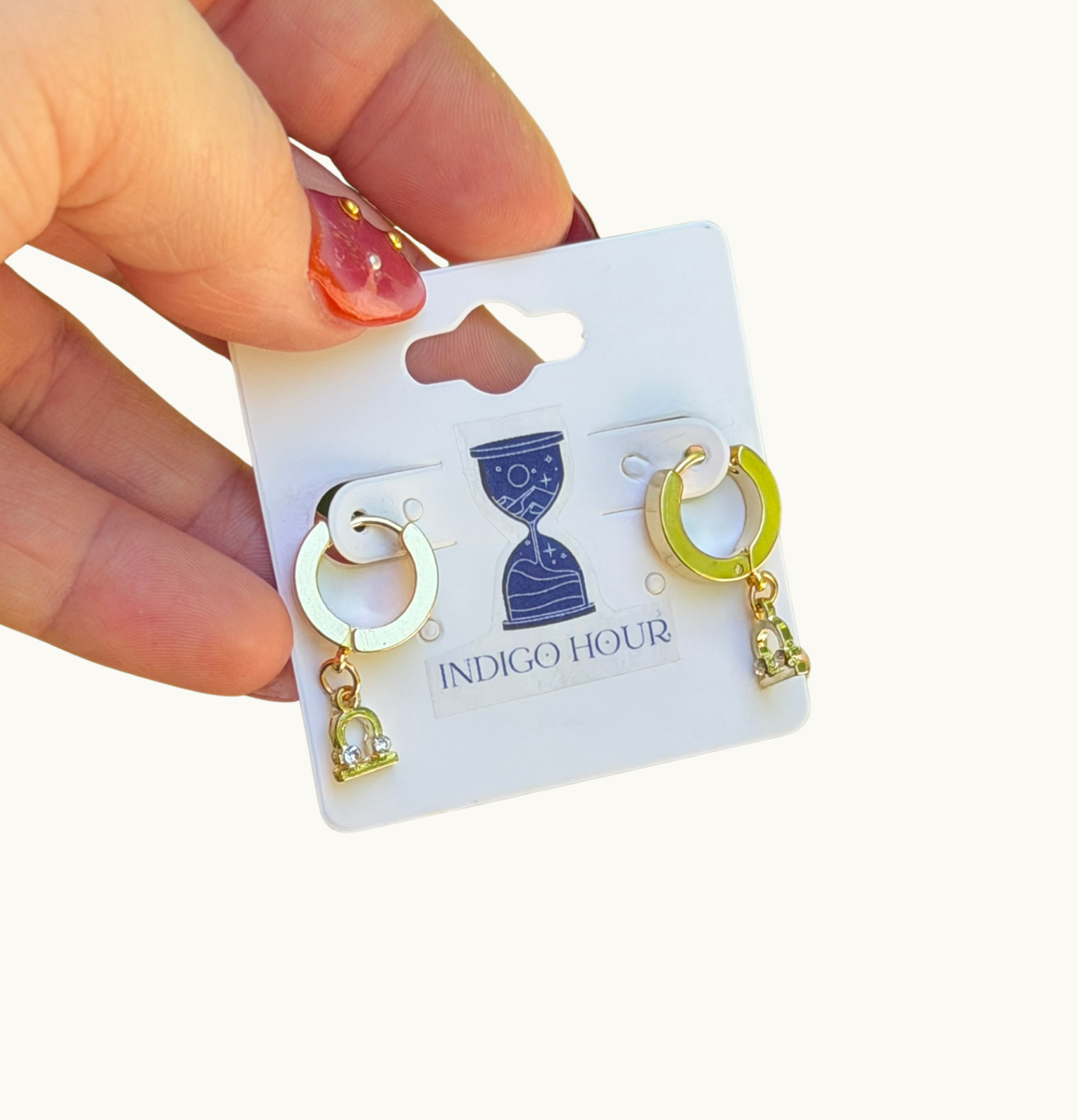 Golden Zodiac Hoops