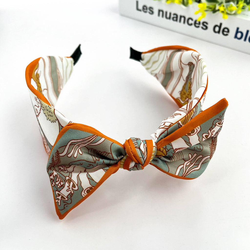 Floral Bow Headband