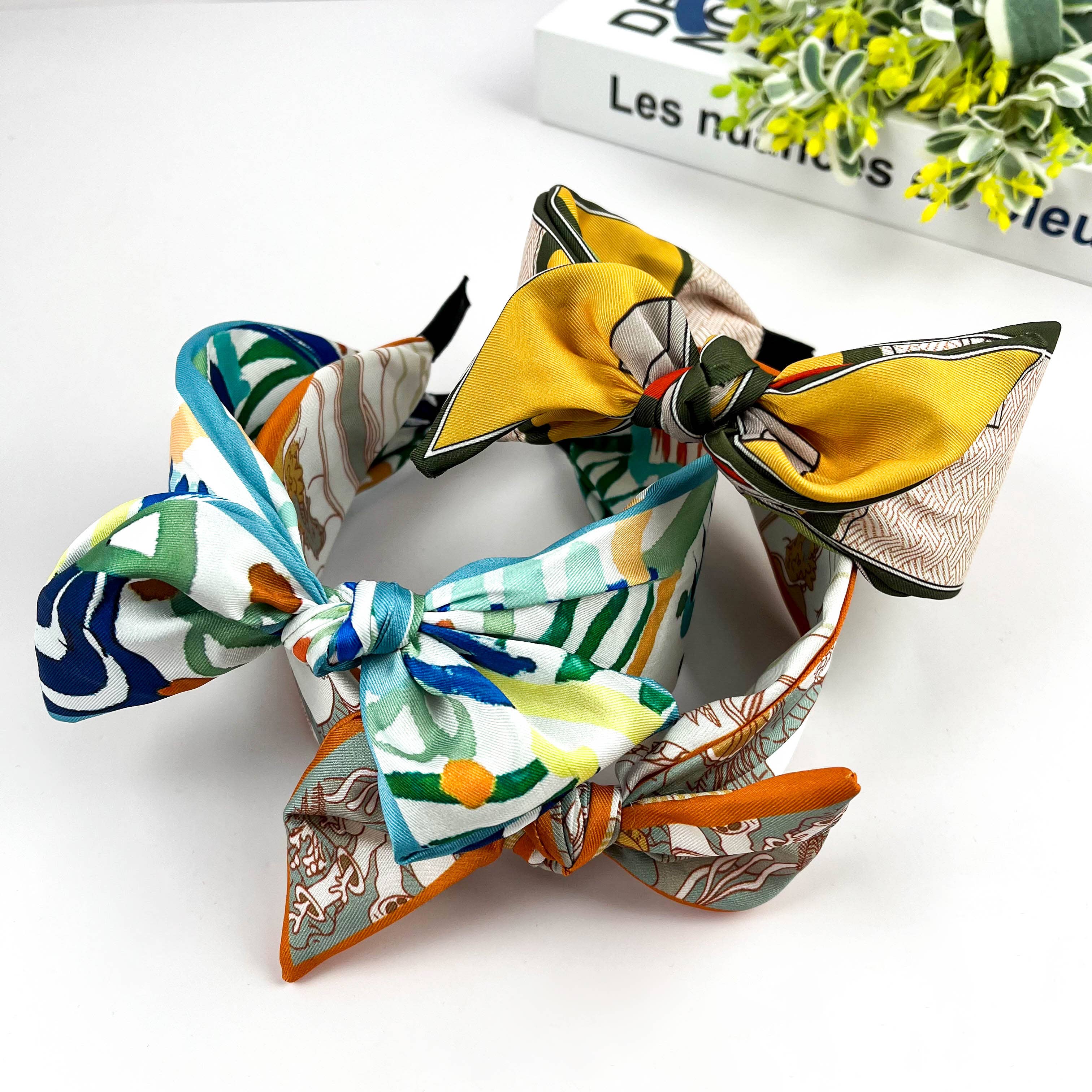 Floral Bow Headband