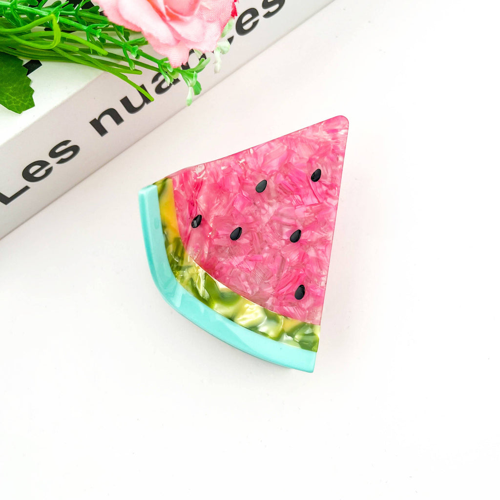 Watermelon Claw Clip