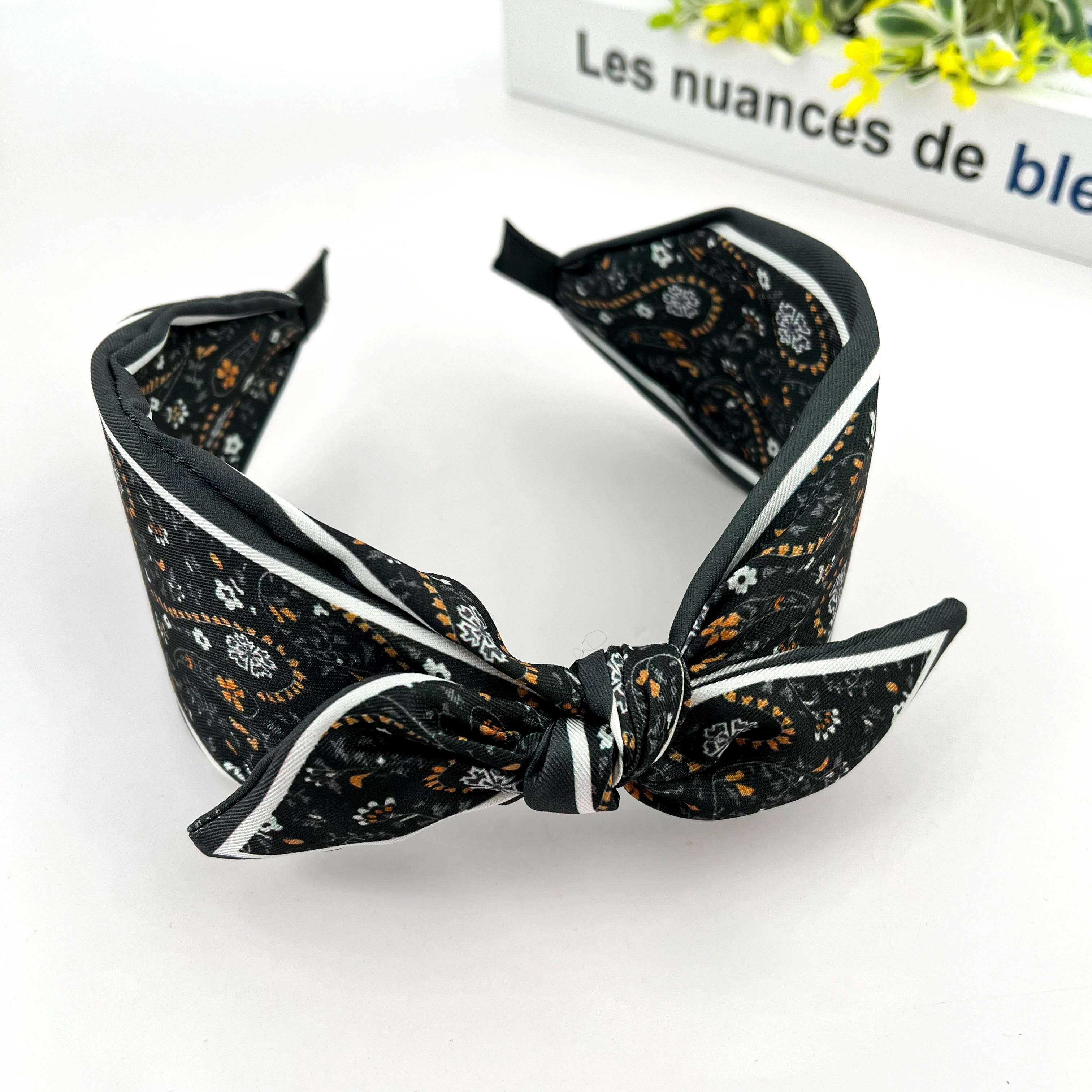 Floral Bow Headband