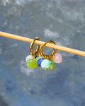 Fun Dip Gold Plated 14mm Hoop Earrings