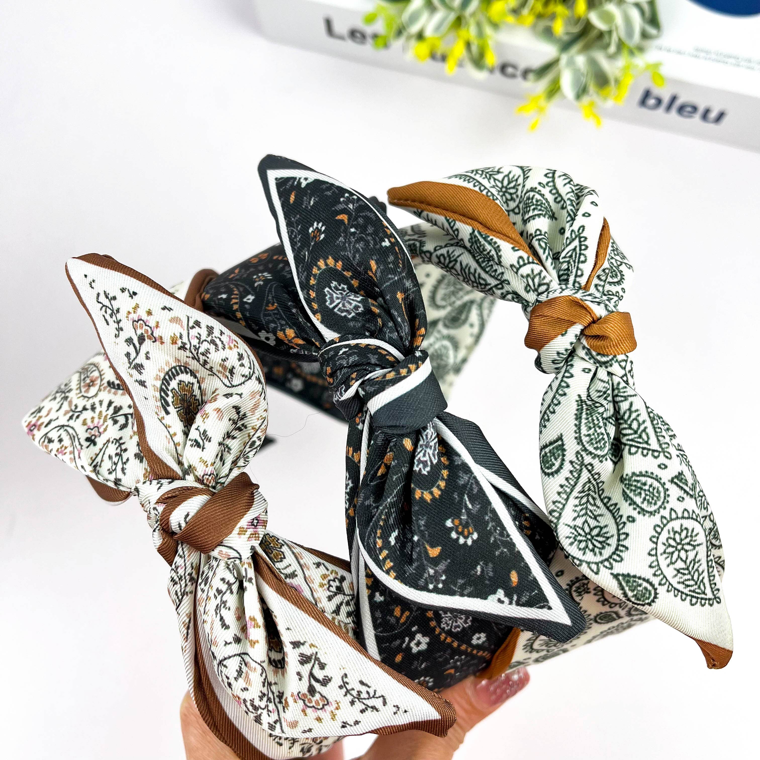 Floral Bow Headband