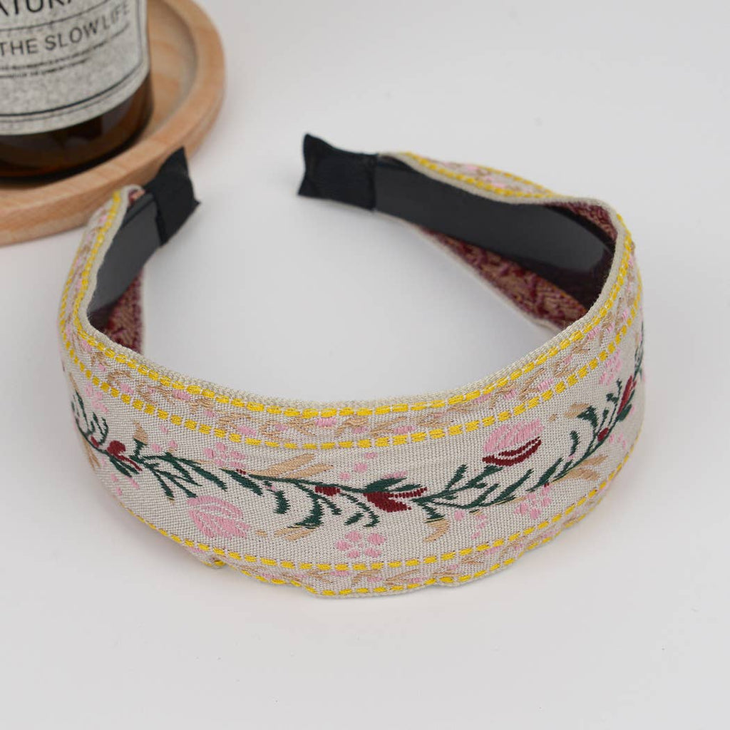 Chelsea Embroidered Headband