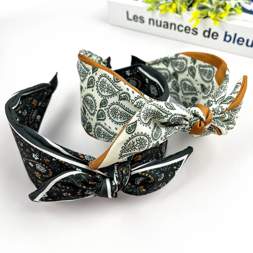 Floral Bow Headband
