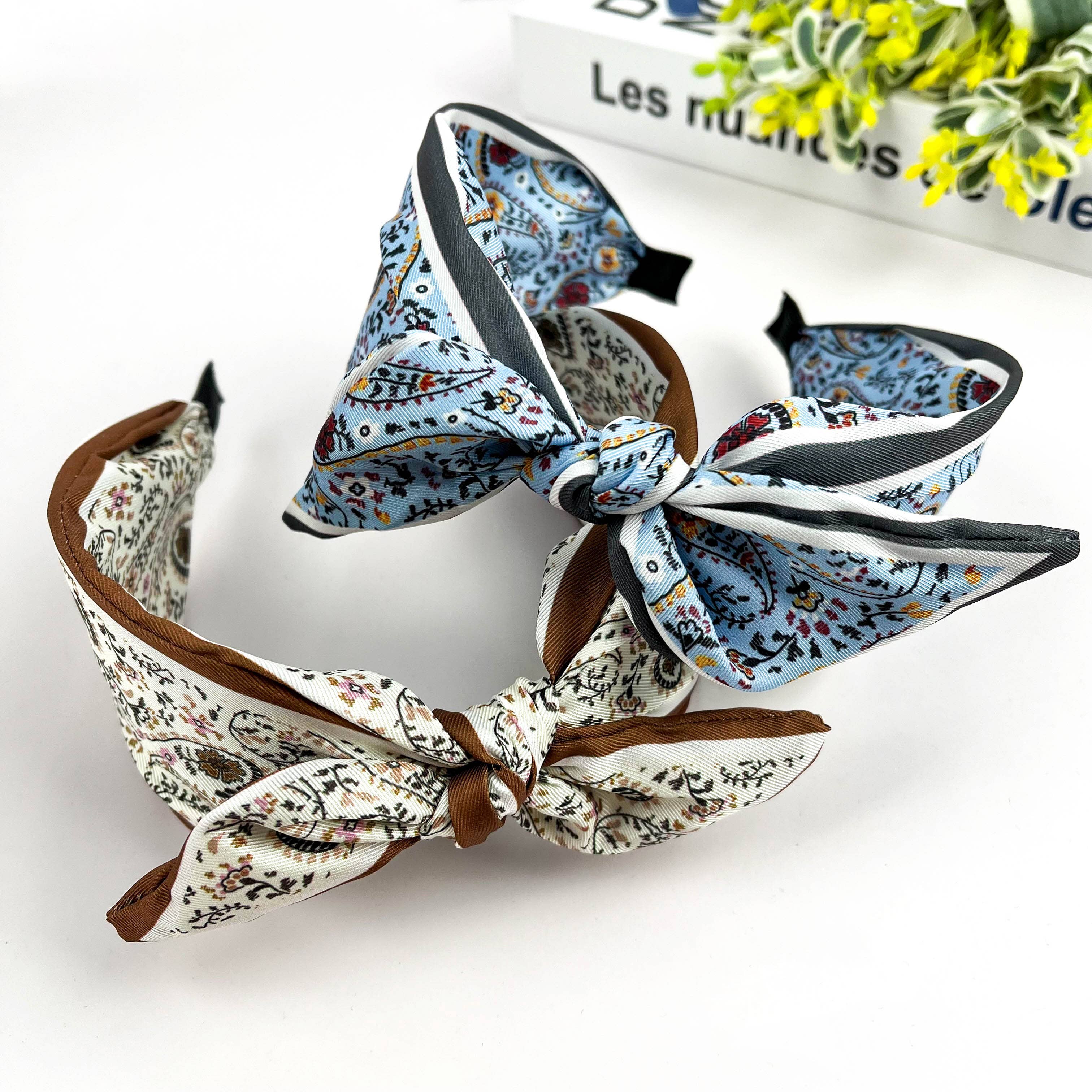 Floral Bow Headband