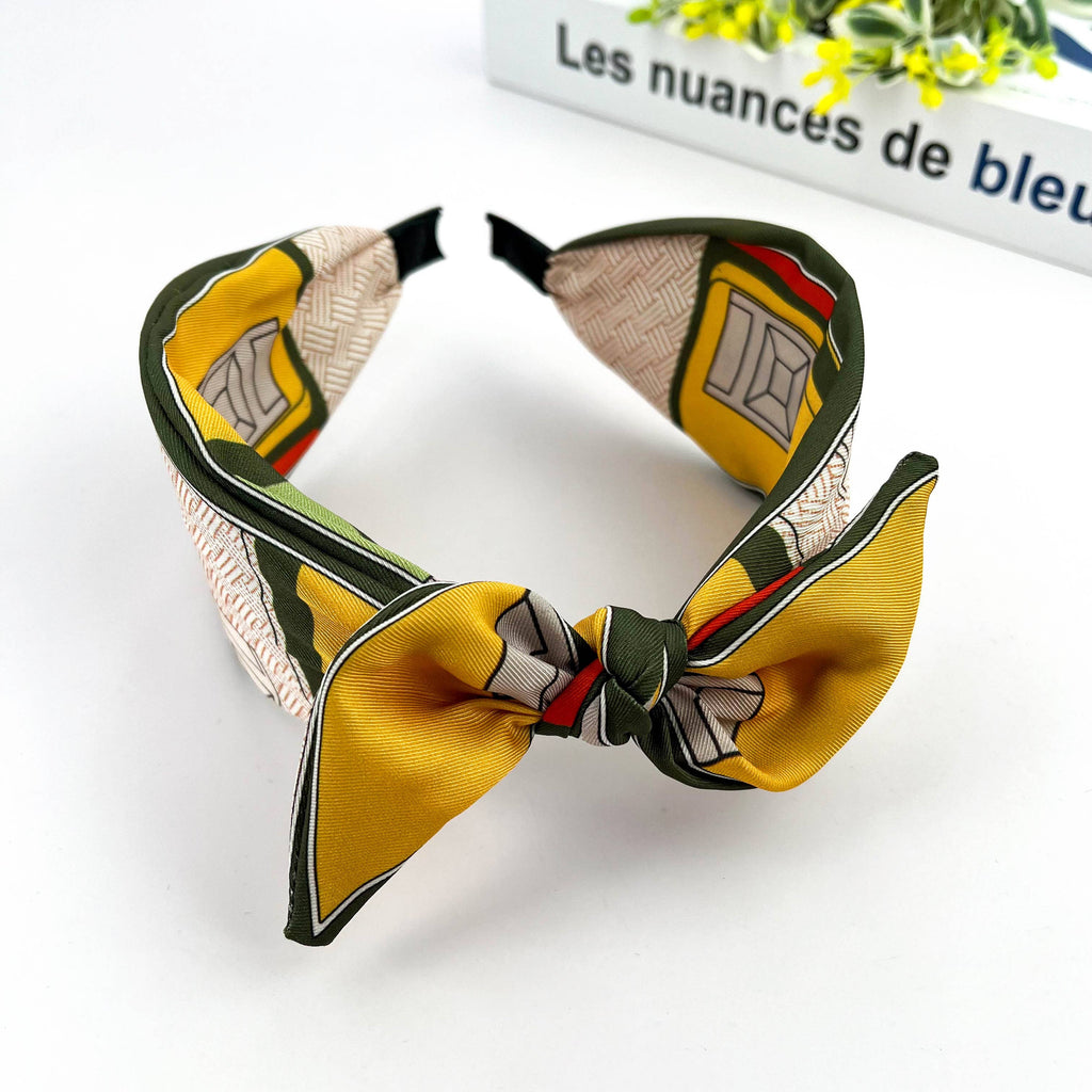 Floral Bow Headband