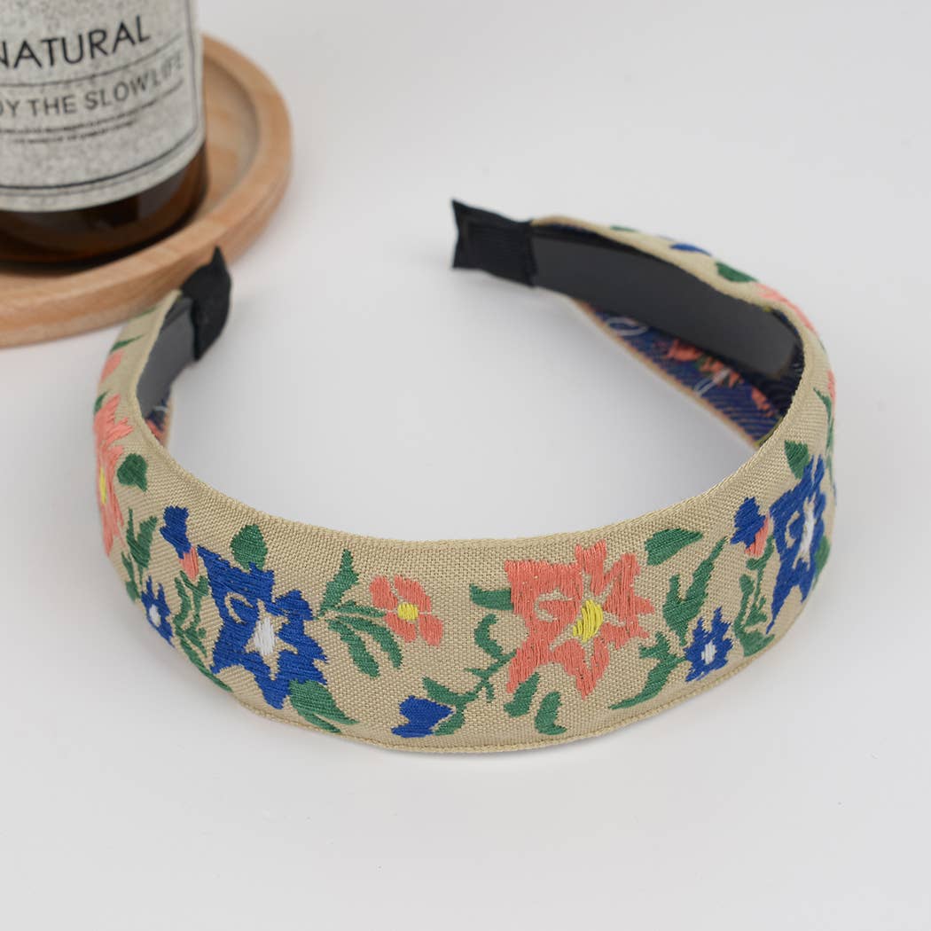Chelsea Embroidered Headband