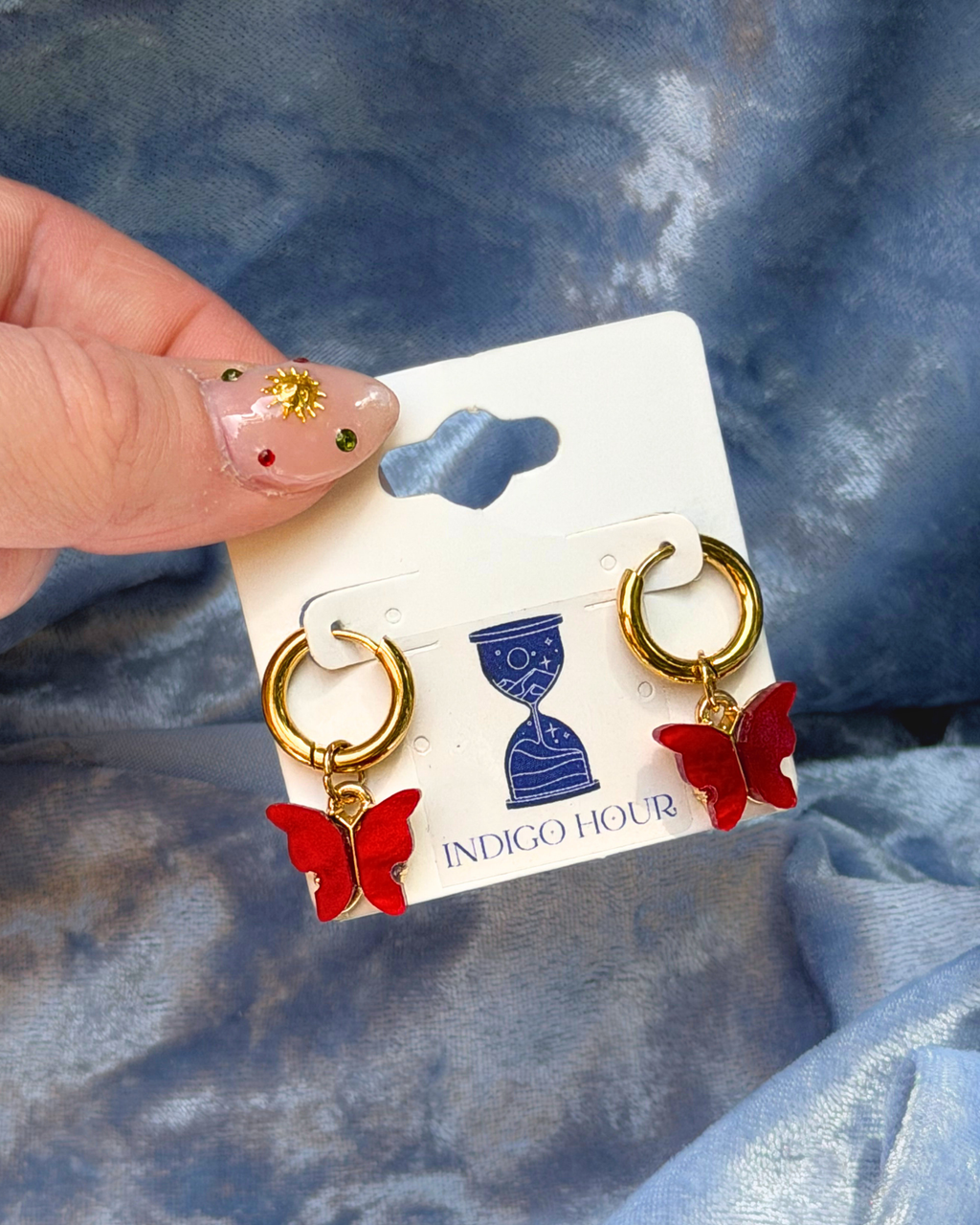 Butterfly 14mm Hoops